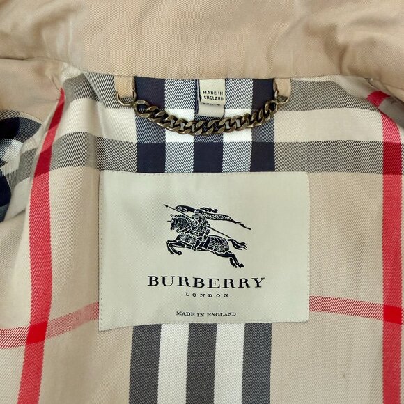 Burberry London Chelsea Trench Coat Size UK8 - Picture 7 of 11
